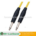 unbalance instrument cable, 6.35 jack guitar cable with injection connect